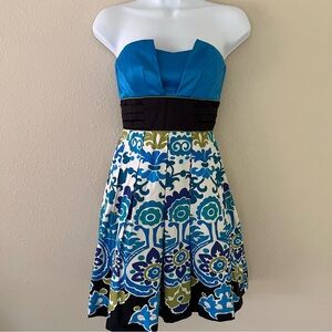 Teeze Me Vintage Y2K Strapless Party Dress Size 3 XS Mini